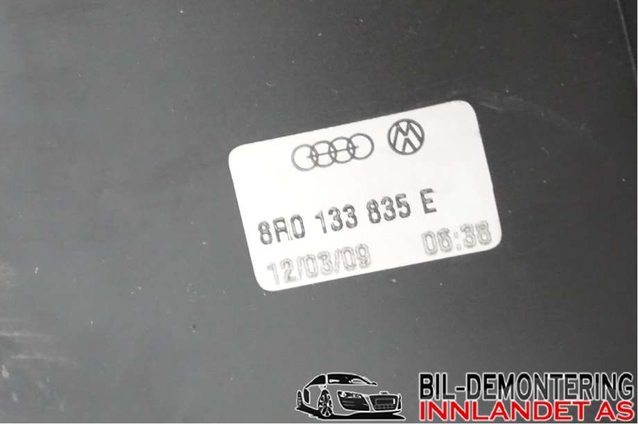 Luftfilterboks til Audi A5 2007-2016 (Type I) (AUDI|8R0 133 837 S|06J 906 461 D|8R0133835E)