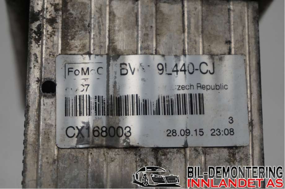 Intercooler til Ford Focus 2014-2018 (Type III, Fase 2) (FORD|BV61-9L440-CK||BV61- 9L440-CJ)