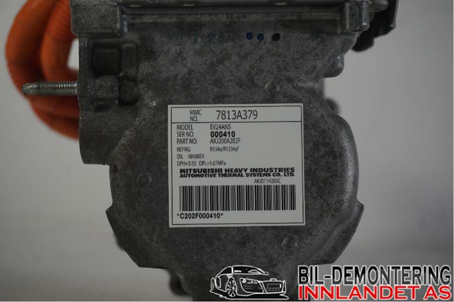 Aircondition kompressor til Mitsubishi Outlander 2015-->> (Type III, Fase 2)  (MITSUBISHI|7813A784|7813A379|AKJ200A202F)