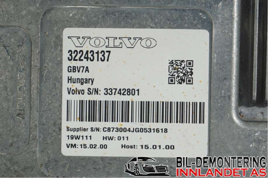 Styreenhet parkering til Volvo XC60 2017-->> (Type II)  (VOLVO|32281512||32243137)