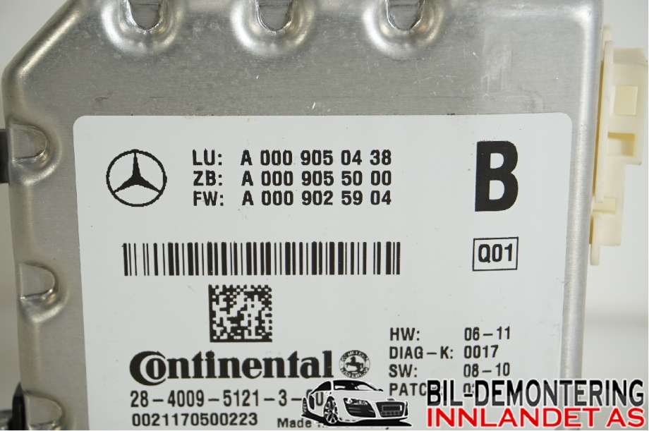 Kamera til Mercedes ML 2011-2015 (Fase 1) (W166) (W166) (MERCEDES|A 000 905 73 02||A 000 905 04 38)