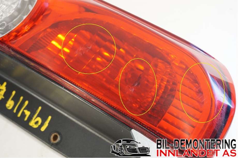 Baklykt venstre til Opel Combo D 2012-2018  (OPEL|95513787|02058099900010|00519248460)