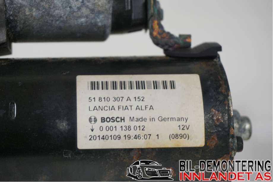 Starter diesel til Opel Combo D 2012-2018  (OPEL|95522393|0001138012|51810307A152)