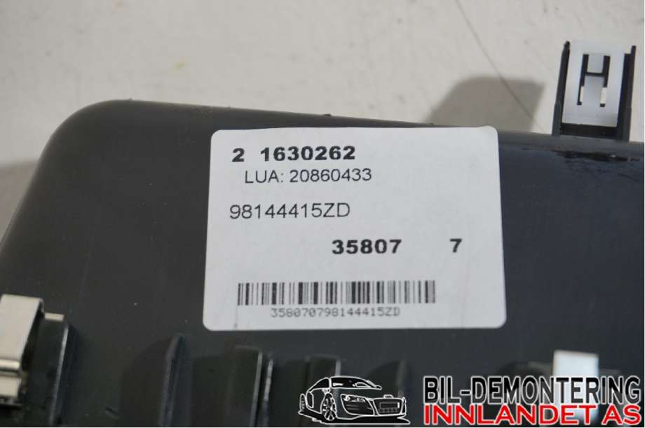 Bryter ruteheis til Toyota Proace 2016-->> (Type II)  (|96784561ZD|98144415ZD)