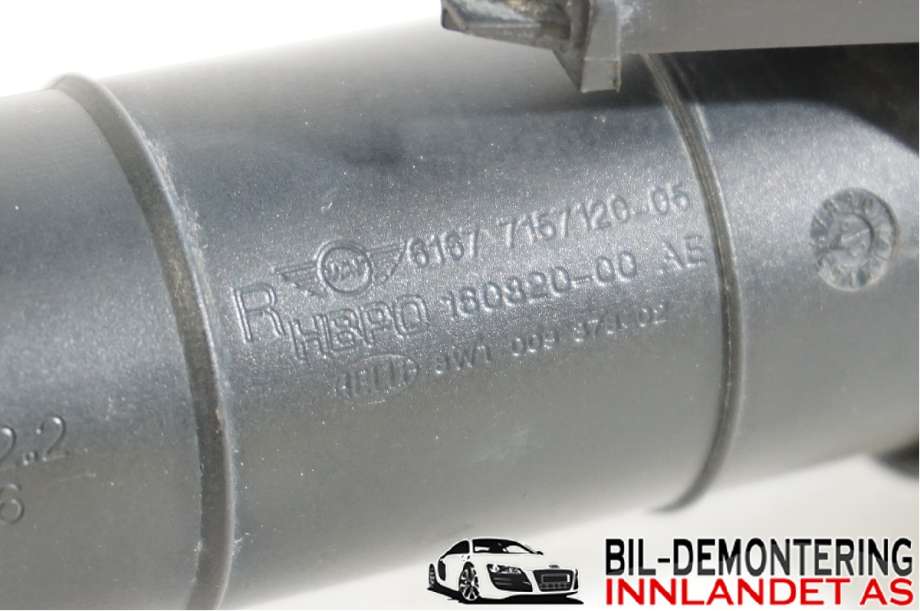Lyktespylerdyse til Mini One/Cooper 2007-2014 (R55-57) (R55-57) (MINI CLUBMAN R55|61 67 7 157 120||61677157120-05)