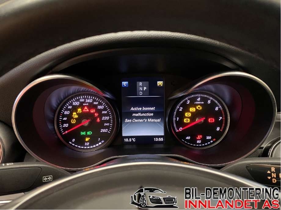 Instrumentpanel til Mercedes C-Klasse, 2018-2021 (Fase 2) (W205) (W205) (MERCEDES|A 253 900 10 06)