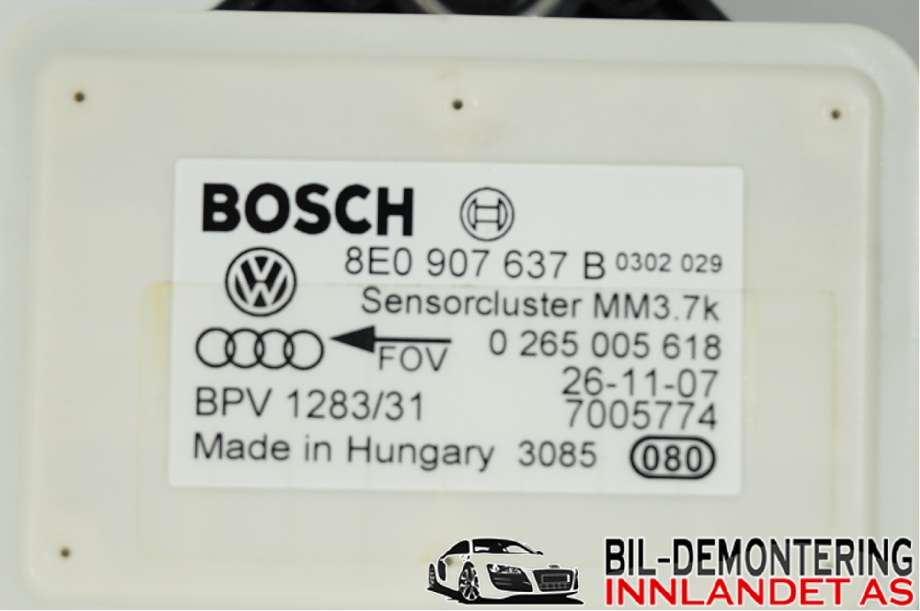 Styreenhet antispinn til Audi A6 2008-2011 (Type III, Fase 2) (C6) (C6) (AUDI|8E0 907 637 B|4F0 907 637 A|8E0907637B)