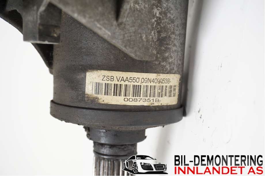 Girkasse 4WD fordelingskasse til VW Transporter / Caravelle 2009-2015 (Fase 2) (T5) (T5) (VOLKSWAGEN|09N 409 053 E||09N409053B)