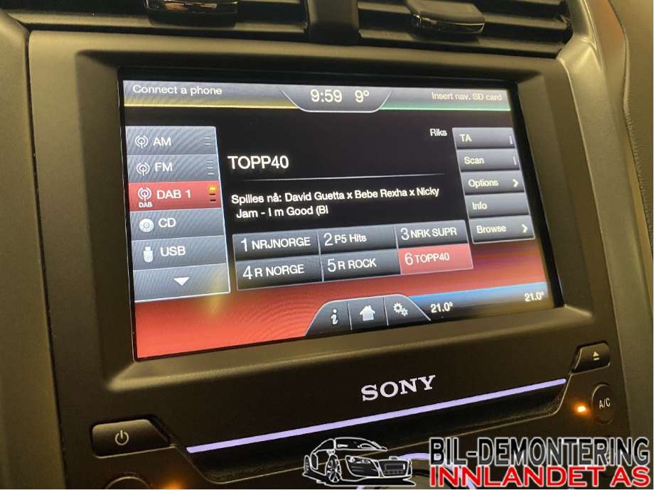 Instrument kjørecomputer til Ford Mondeo 2014-2019 (Type V, Fase 1)  (FORD|DS7T-18B955-FB|5308885|)