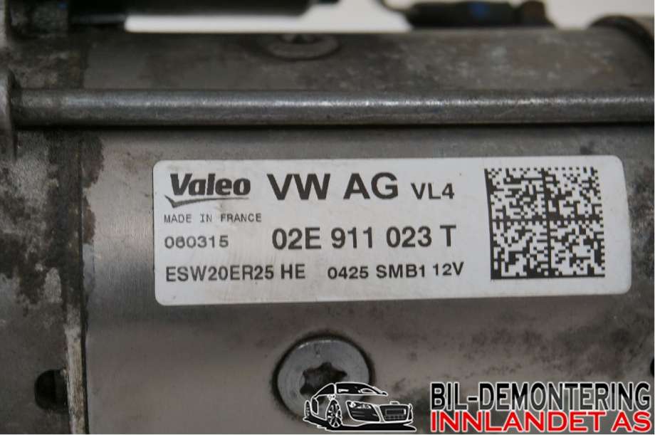 Starter diesel til Škoda Octavia 2013-2016 (Type III, Fase 1)  (SKODA|02E 911 023 T||02E911023T)