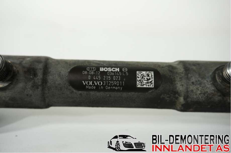Dyseskinne (fuelrail) til Volvo V70 2007-2013 (Type III, Fase 1)  (VOLVO|31259011|0445215023)