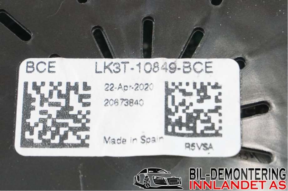 Instrumentpanel til Ford Transit 2014-->> (FORD|MK3T-10849-ACC|2598446|)