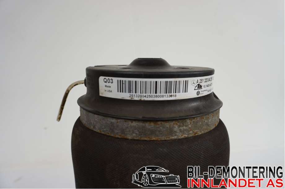 Fjær foran nivå luftpute/belg til Mercedes R-Klasse 2006-2013 (W251) (W251) (MERCEDES|A 251 320 00 25|A 251 320 03 25|A2513200425)