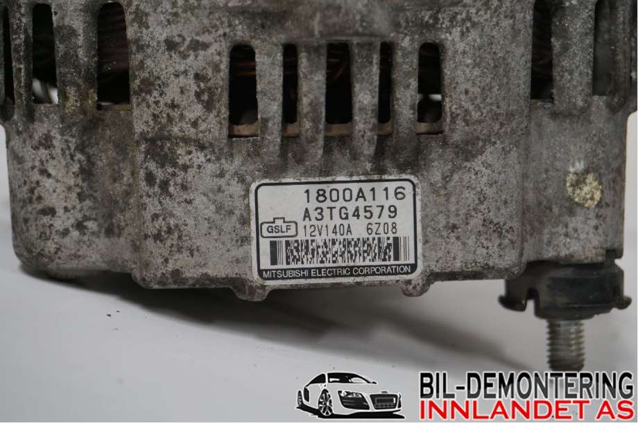 Dynamo til Mitsubishi Pajero 2007-2016 (Type IV, Fase 1)  (MITSUBISHI|1800A116||A3TG4579)