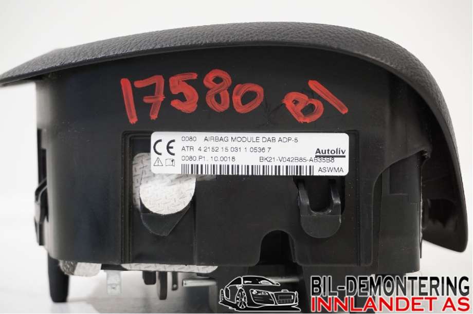 Airbag rattpute til Ford Transit 2014-->> (FORD|BK21-V042B85-AB35B8|)