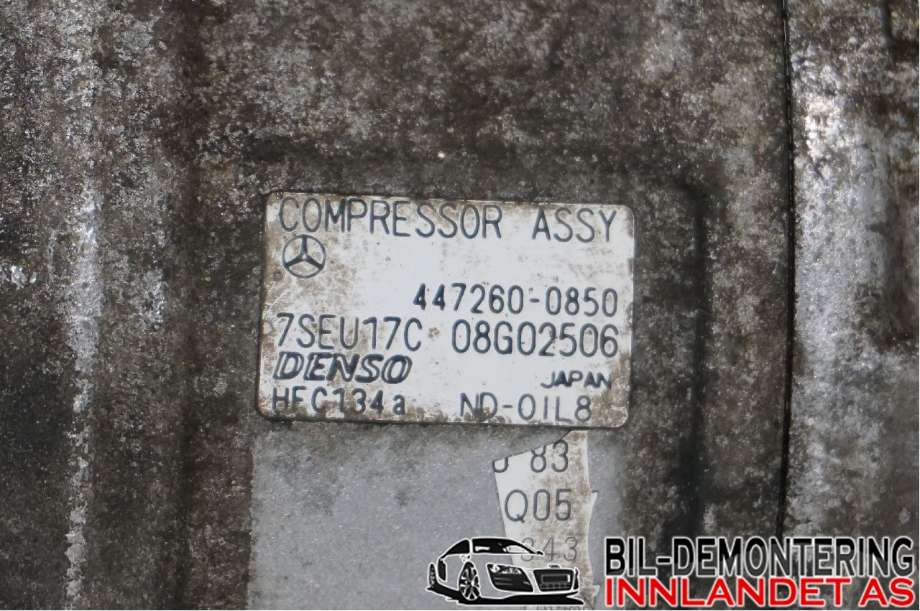 Aircondition kompressor til Mercedes R-Klasse 2006-2013 (W251) (W251) (MERCEDES|A 001 230 83 11||447260-0850)