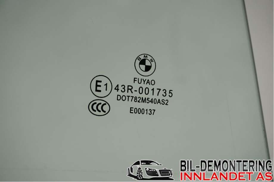 Siderute høyre bak til BMW 3-Serie 2012-2018 (F30/F31/F34) (F30/F31/F34) (BMW|51 35 7 259 820||43R-001735)