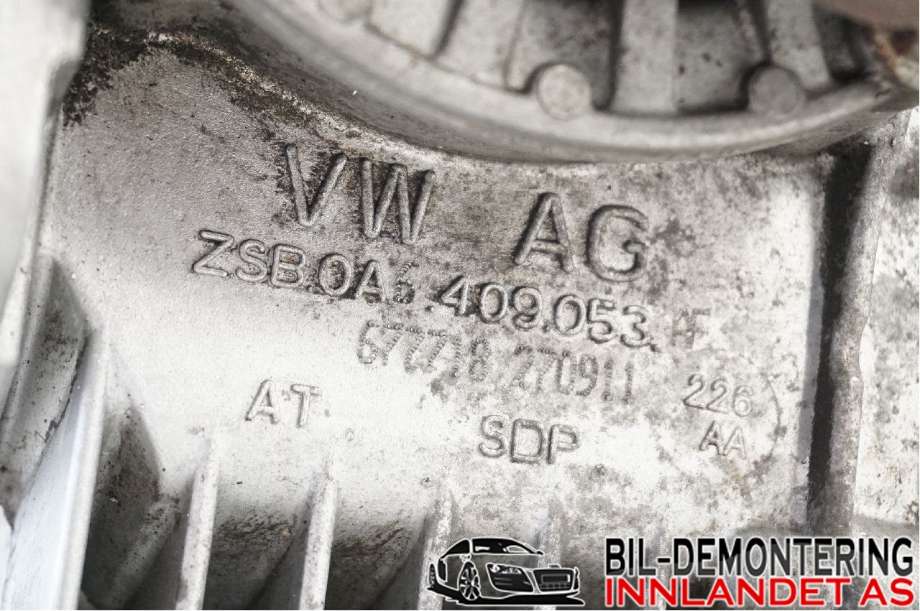 Girkasse 4WD fordelingskasse til VW Tiguan 2011-2016 (Type I, Fase 2) (VOLKSWAGEN|0A6 409 053 AH||0A6 409 053 AF)