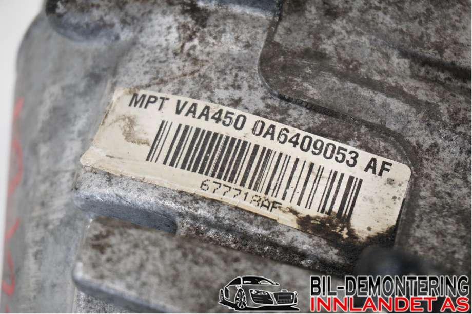 Girkasse 4WD fordelingskasse til VW Tiguan 2011-2016 (Type I, Fase 2) (VOLKSWAGEN|0A6 409 053 AH||0A6 409 053 AF)