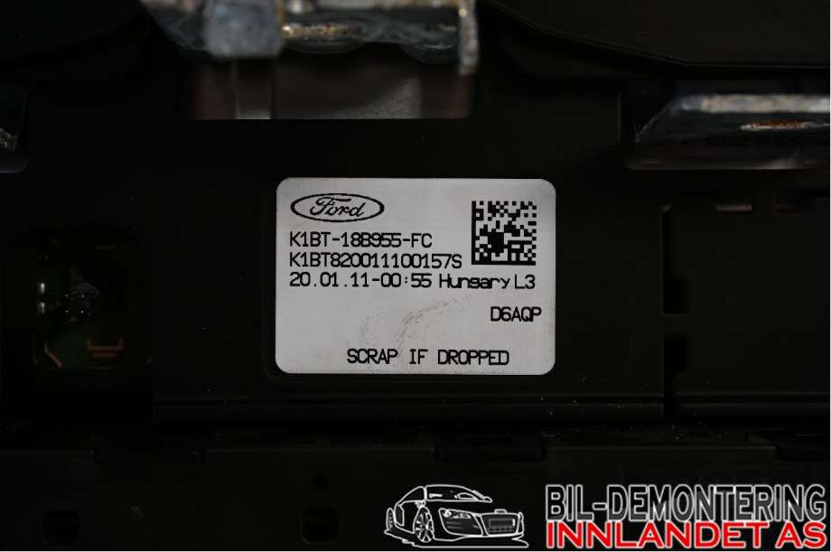 Instrument kjørecomputer til Ford Transit Custom 2013-2023 (Type I)  (FORD|L1BT-18B955-FB|H1BT-18K811-HG|K1BT-18B955-FC)