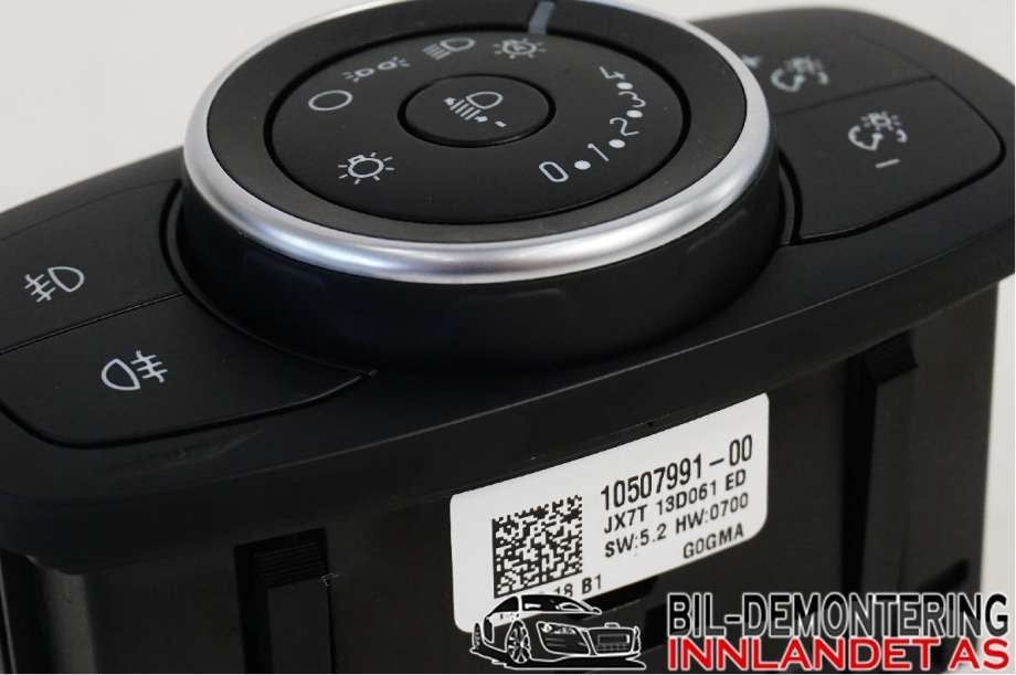 Bryter lys til Ford Transit Custom 2013-2023 (Type I) (FORD|JX7T-13D061-ED|10507991-00)