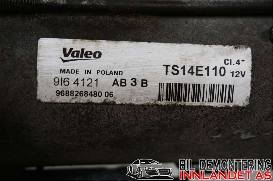 Starter diesel til Citroën Berlingo 2015-2019 (Type II, Fase 2) (CITROEN|5802 FH||968826848006)