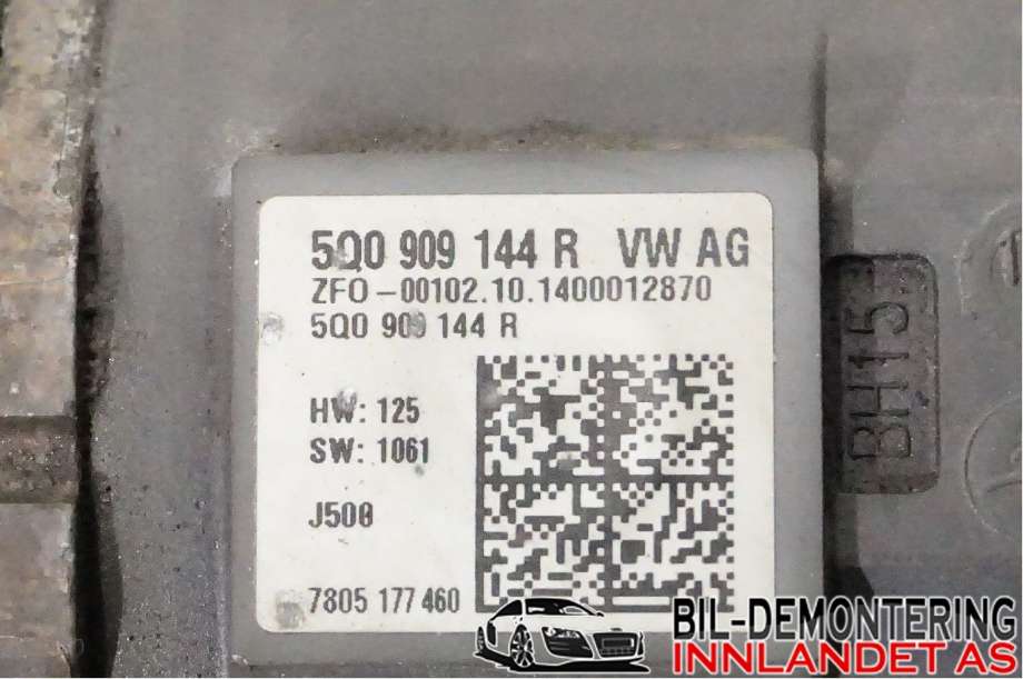 Tannstang elektrisk til Audi A3 2012-2016 (Type III, Fase 1) (AUDI|5Q1 423 055 C|5Q1 423 055 M|5Q0909144R)