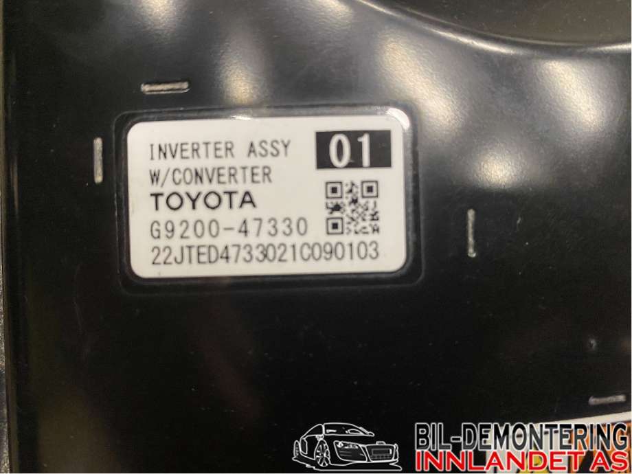 Inverter hybrid til Toyota Corolla 2019-->>  (TOYOTA|G920049135|G920049136|G9200-47330)