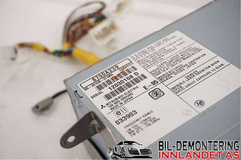 Bilstereo til Mitsubishi ASX 2010-2019  (MITSUBISHI|8750A239|)
