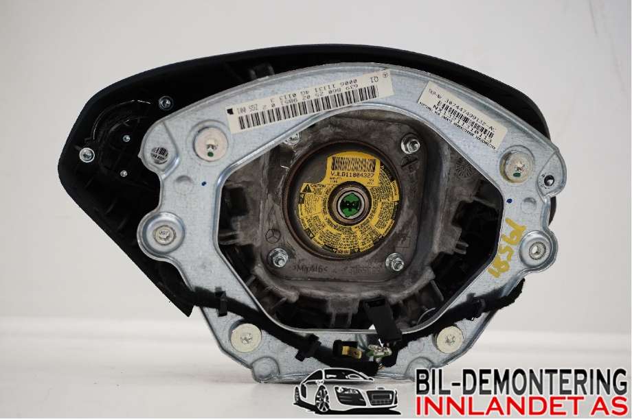 Airbag rattpute til Mercedes Vito/Viano 2010-2014 (Fase 2) (W639) (W639) (MERCEDES|A 639 860 21 02|A 639 860 03 00|A 639 860 25 02)