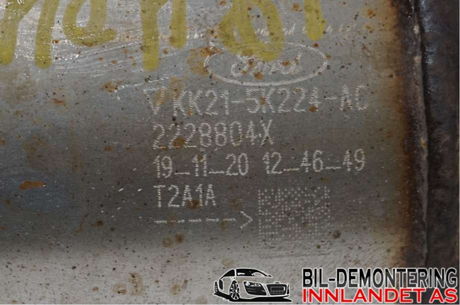Katalysator til Ford Transit Custom 2013-2023 (Type I)  (FORD|KK21-5K224-AC||GK21-5E145-AD)