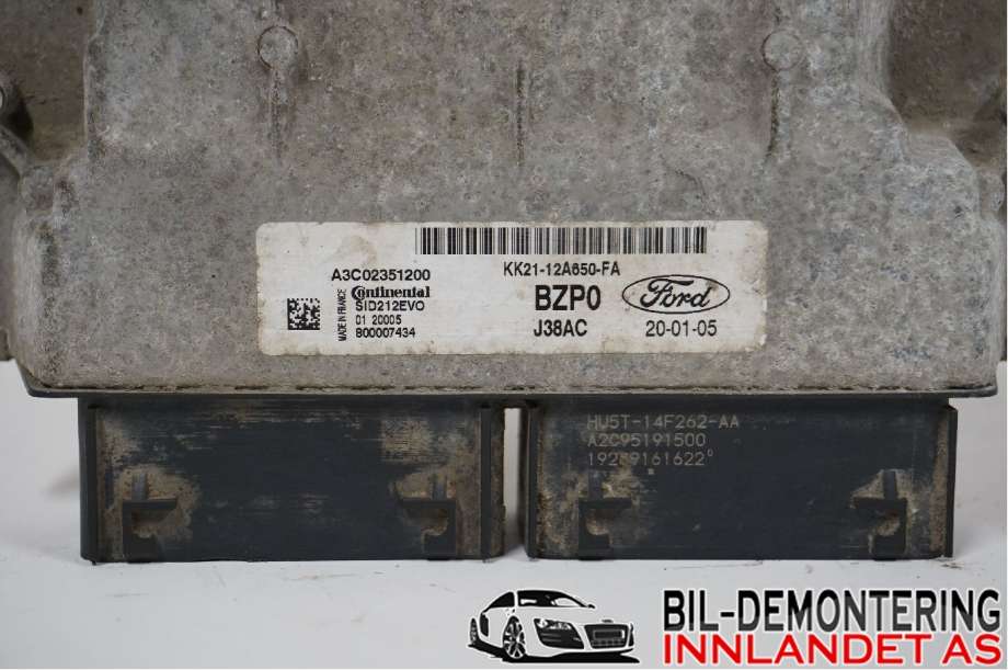 Styreenhet motor til Ford Transit Custom 2013-2023 (Type I)  (FORD|SVKK3A-12A650-AA|2412881|KK21-12A650-FA)