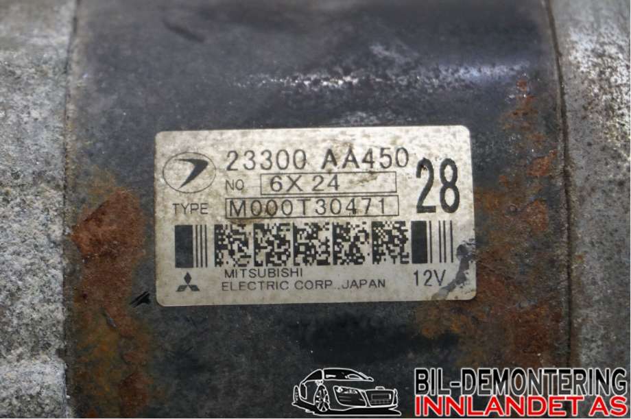 Starter til Subaru Impreza 2005-2007 (Type II, Fase 2)  (SUBARU|23300AA450||2330AA450)