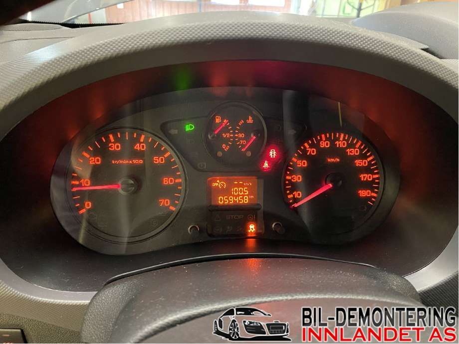 Instrumentpanel til Peugeot Partner 2015-2019 (Type II, Fase 2) (PEUGEOT|98 016 422 80|)