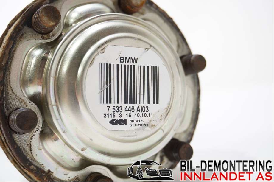 Drivaksel venstre bak til BMW 3-Serie 2005-2011 (E90/E91/E92/E93) (E90/E91/E92/E93) (BMW|33 21 7 533 445||7533446A103)