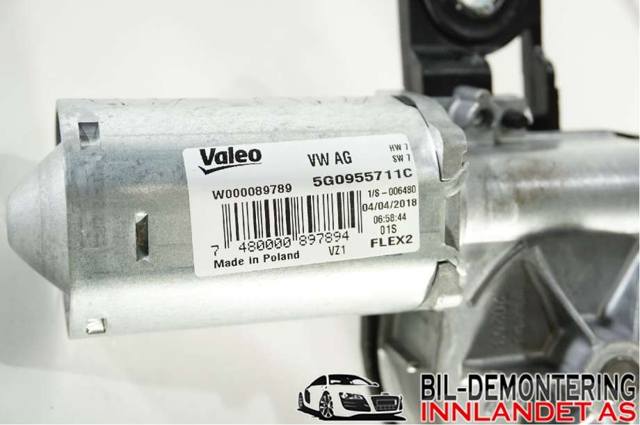 Viskermotor bakrute til VW Passat 2015-2019 (Fase 1) (B8) (B8) (VOLKSWAGEN|5G0 955 711 C||5G0955711C)