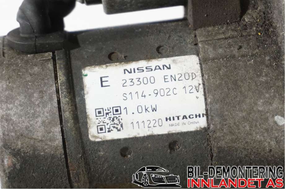 Starter til Nissan Qashqai 2010-2014 (Type I, Fase 2)  (NISSAN|23300EN20D|23300EN21A|23300 EN20D)