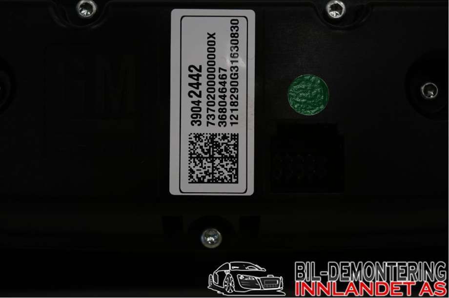 Varmeapparat betjening til Opel Astra K 2015-->> (OPEL|39018789|39042442)