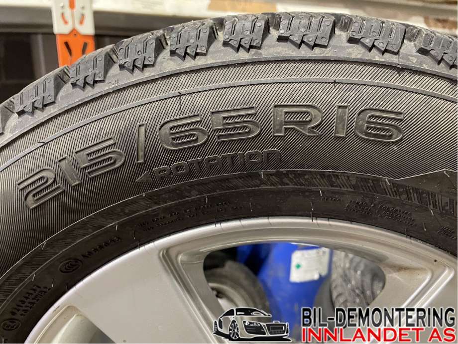 Felgsett aluminium til Subaru XV 2012-2017 (Type I)  (SUBARU|DEKK ER PROD. 2021|215/65R16|5JX16H2  W106/D4-A;6)