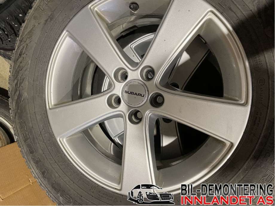 Felgsett aluminium til Subaru XV 2012-2017 (Type I)  (SUBARU|DEKK ER PROD. 2021|215/65R16|5JX16H2  W106/D4-A;6)