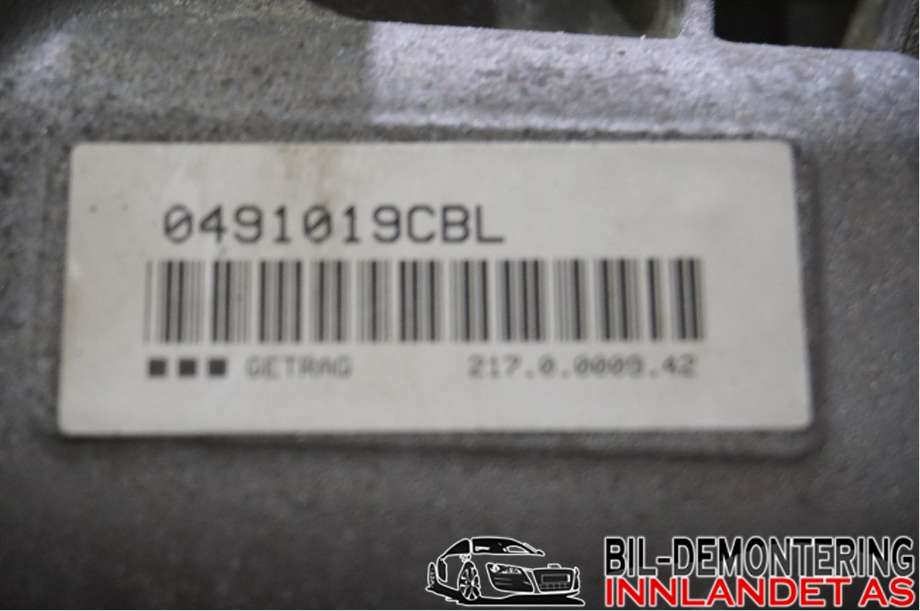 Girkasse manuell 6-trinn til BMW 3-Serie 2005-2011 (E90/E91/E92/E93) (E90/E91/E92/E93) (BMW|23 00 7 626 315|GS6-17BG|0447021CBL)