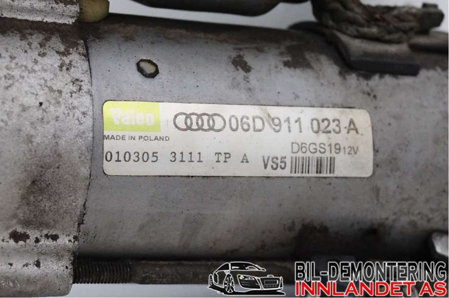 Starter til Audi A4 2004-2008 (Type III) (B7) (B7) (AUDI|06B 911 023 A||06D 911 023 A)