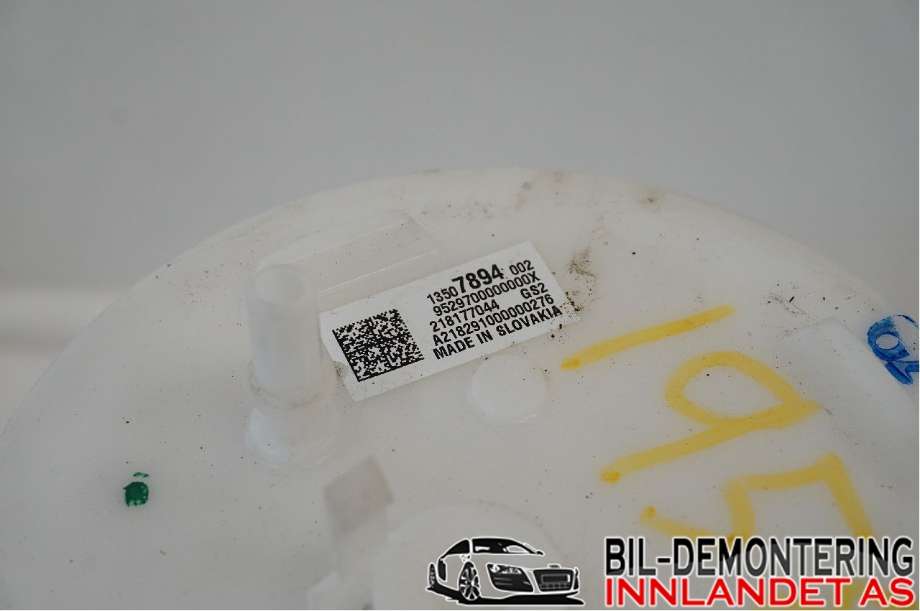 Bensinpumpe elektrisk til Opel Astra K 2015-->> (OPEL|13507895||13507894 002)