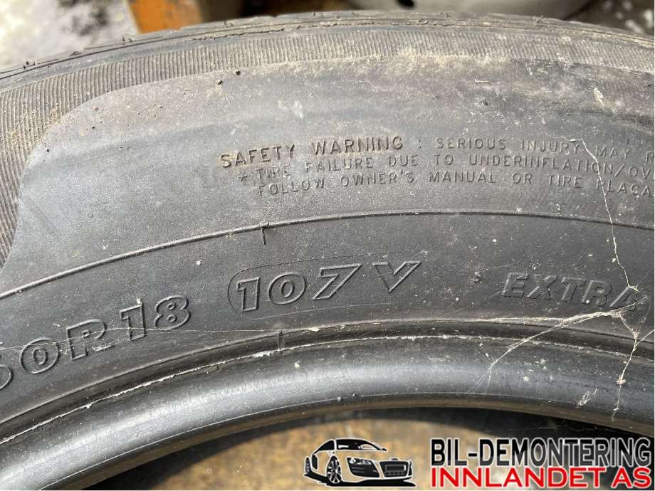Dekk til Volvo XC60 2008-2013 (Type I, Fase 1)  (VOLVO|CA. 5MM|ANTARES INGENS|18 235/60 18)