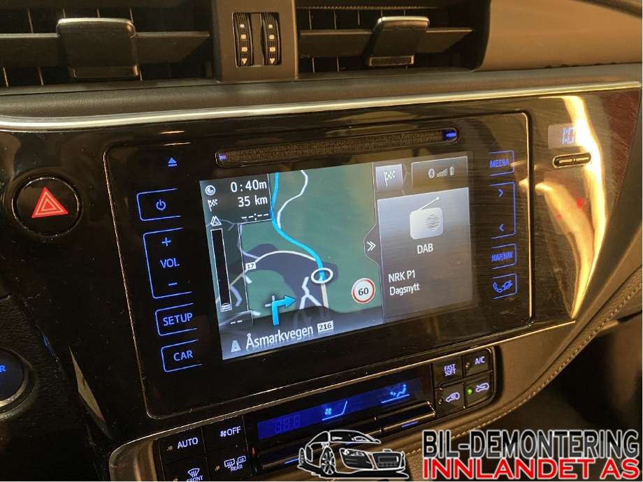 Bilstereo til Toyota Auris 2015-2019 (Type II, Fase 2) (TOYOTA|8614002400|)
