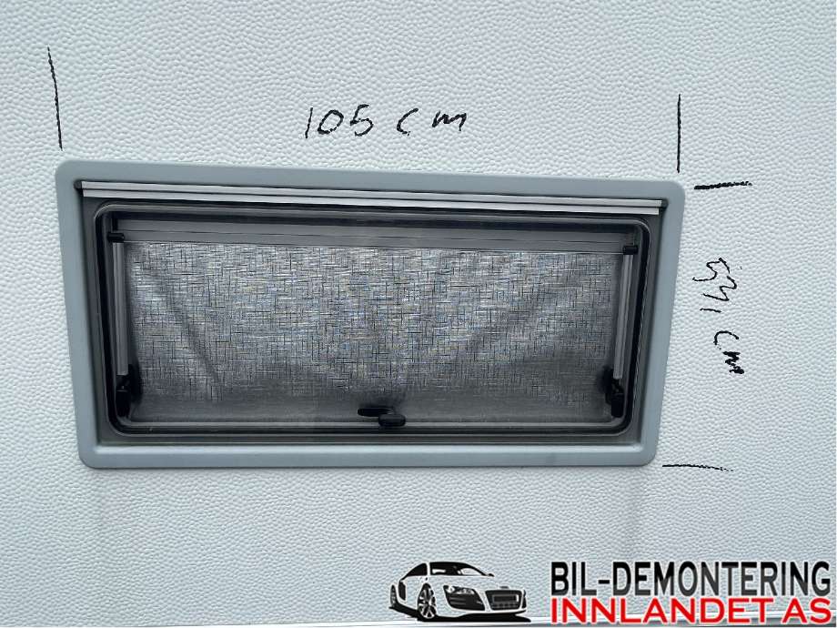 Camping, vindu til Annet Campingvogn Bjølseth 1950-2006 (BJØLSETH 550|105 X 53|DOMETIC|43R-001748)