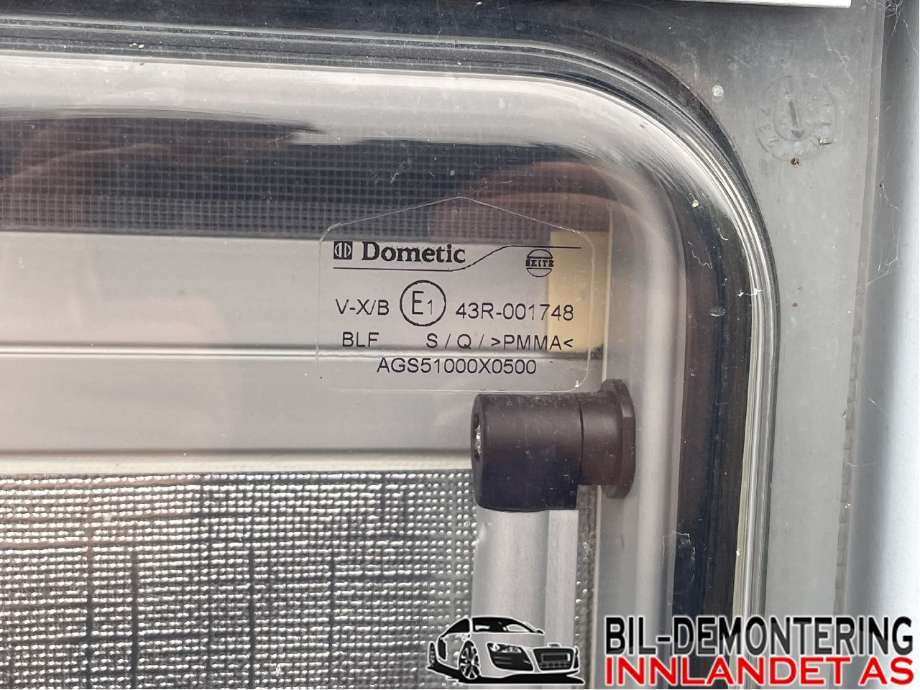 Camping, vindu til Annet Campingvogn Bjølseth 1950-2006 (BJØLSETH 550|105 X 53|DOMETIC|43R-001748)