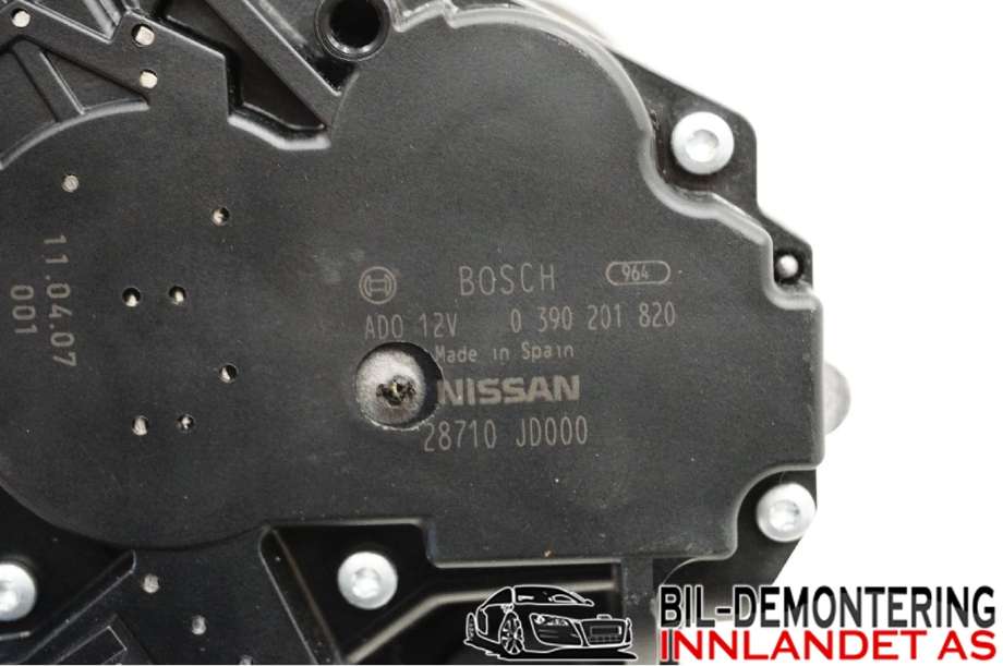 Viskermotor bakrute til Nissan Qashqai 2010-2014 (Type I, Fase 2)  (NISSAN|28710JD000|)