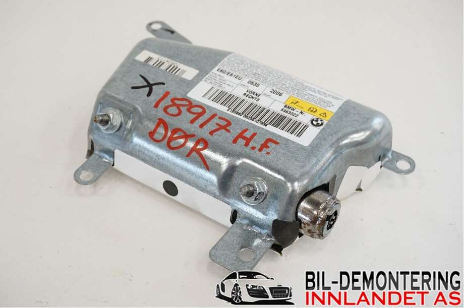 Airbag sidepute høyre til BMW 5-Serie, 2003-2010 (E60/E61) (E60/E61) (BMW|72 12 6 963 022)