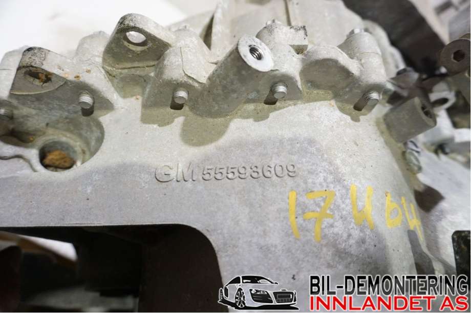 Girkasse manuell 6-trinn til Opel Corsa E 2015-2019  (55489874|55493088 BSY|55593609)